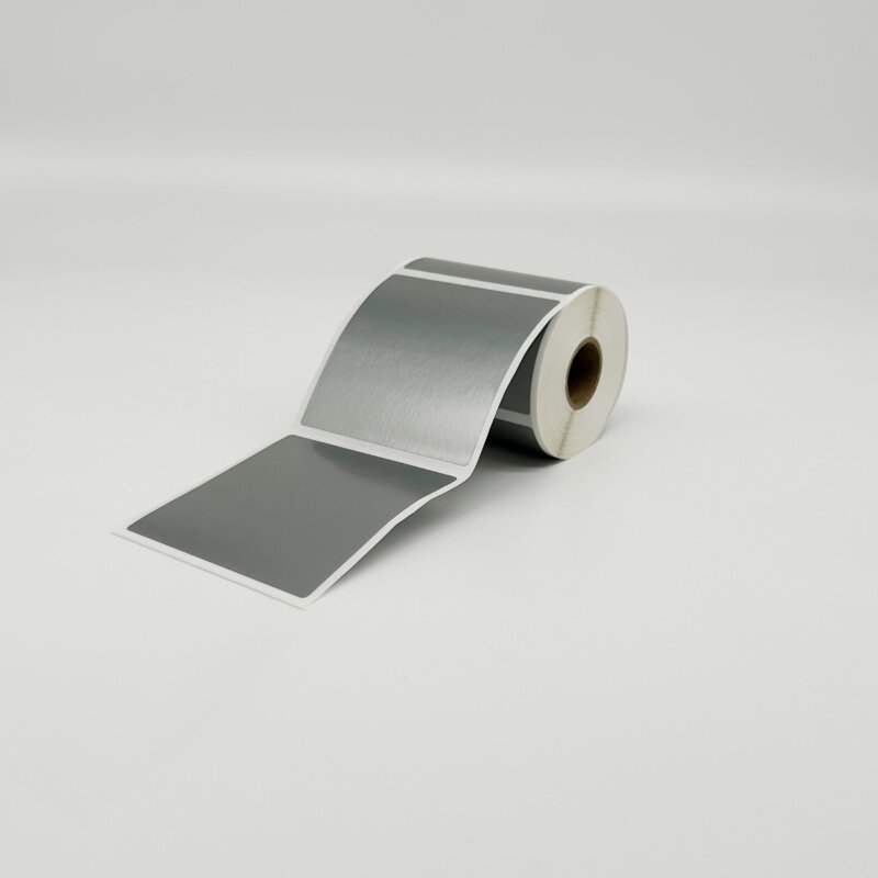 CJ80 Silver 80x80mm - 250/roll