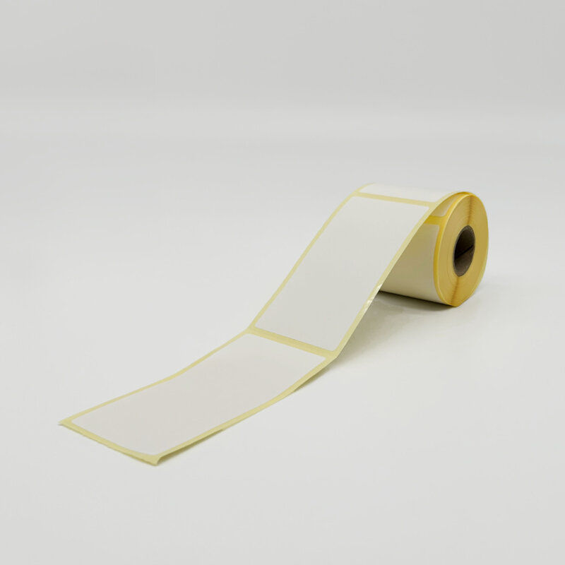 CJ80 Paper White Labels <br> 50x100mm - 200/roll