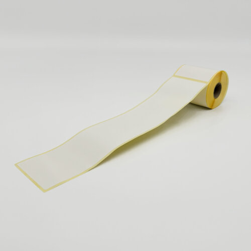 CJ80 Paper White Labels <br> 70x300mm - 75/roll