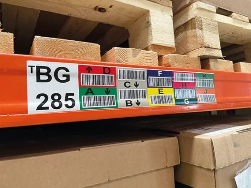 Warehouse Racking Labels