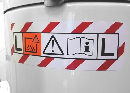 Bespoke Warning Label