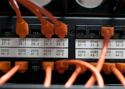 Data Center Port ID labels