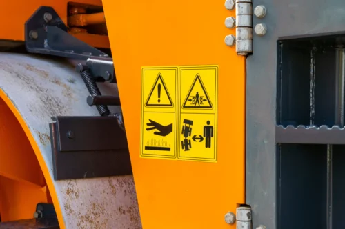 Custom Hazard Warning Label